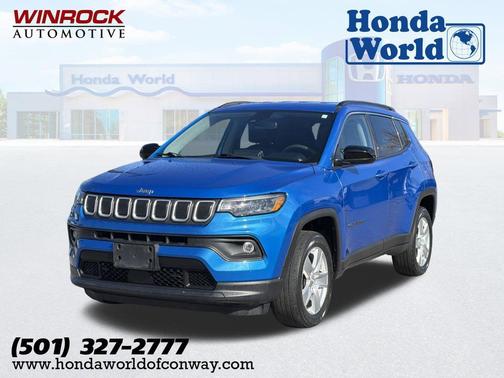 Laser Blue Pearlcoat 2022 Jeep Compass Latitude