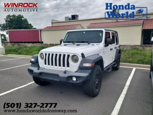 Bright White Clearcoat 2018 Jeep Wrangler Unlimited Sport