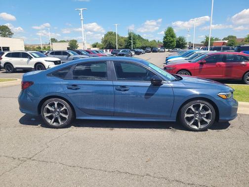 Blue Lagoon Pearl 2026 Honda Civic Hybrid Sport Touring