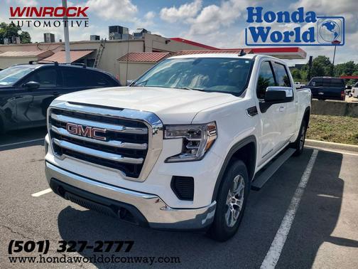 Summit White 2021 GMC Sierra 1500 SLE