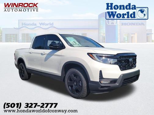 Platinum White Pearl 2026 Honda Ridgeline Black