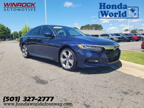 Obsidian Blue Pearl 2019 Honda Accord Touring 2.0T