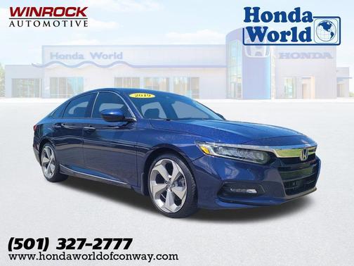 Obsidian Blue Pearl 2019 Honda Accord Touring 2.0T