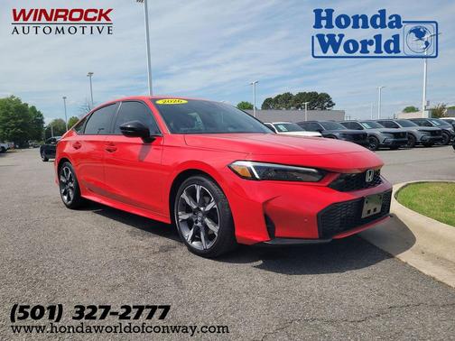 Rallye Red 2026 Honda Civic Hybrid Sport