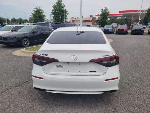 Platinum White Pearl 2026 Honda Civic Hybrid Sport