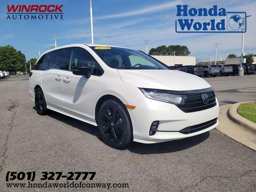 Platinum White Pearl 2024 Honda Odyssey Sport