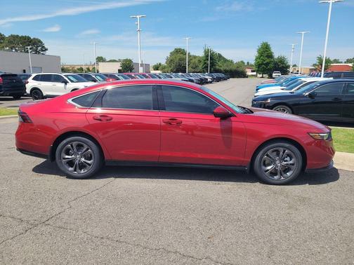 Radiant Red Metallic 2026 Honda Accord Hybrid EX-L