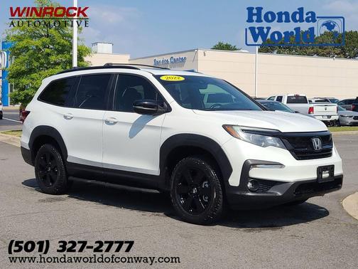 Platinum White Pearl 2022 Honda Pilot AWD TrailSport