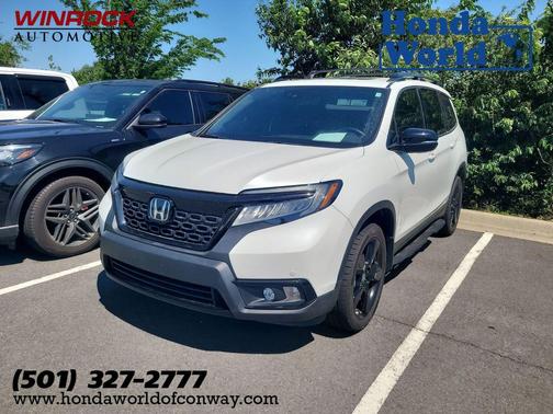 White 2021 Honda Passport AWD Elite