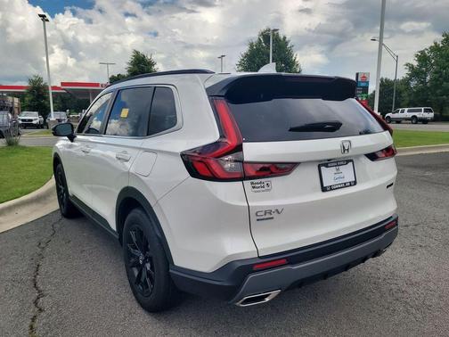Platinum White Pearl 2025 Honda CR-V Hybrid Sport AWD