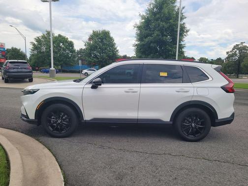 Platinum White Pearl 2025 Honda CR-V Hybrid Sport AWD