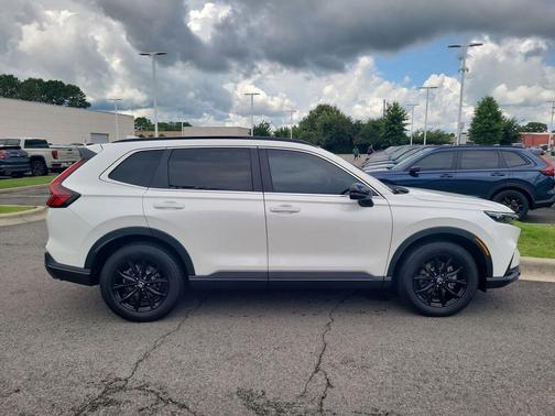 Platinum White Pearl 2025 Honda CR-V Hybrid Sport AWD
