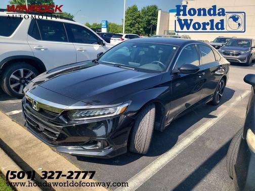 Crystal Black Pearl 2022 Honda Accord Sport 1.5T