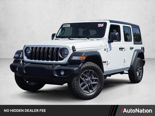 Bright White Clearcoat 2026 Jeep Wrangler Sport S