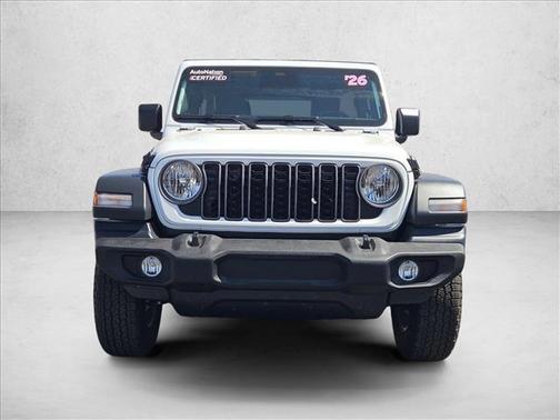 Bright White Clearcoat 2026 Jeep Wrangler Sport S