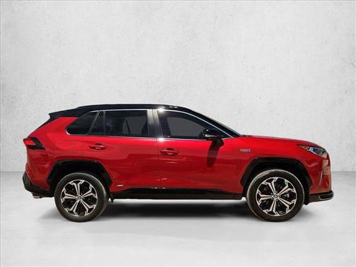 Supersonic Red/Midnight Black Metallic 2021 Toyota RAV4 Prime XSE