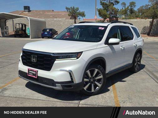 Platinum White Pea 2025 Honda Pilot Touring 8-Passenger