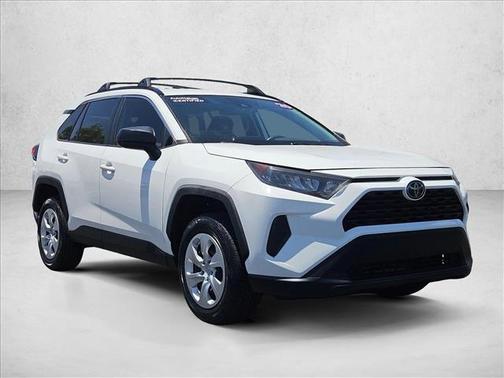 Super White 2020 Toyota RAV4 LE
