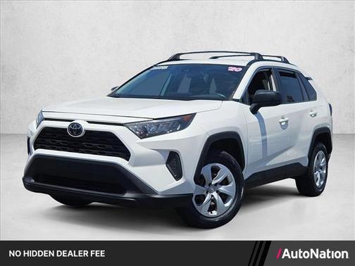 Super White 2020 Toyota RAV4 LE