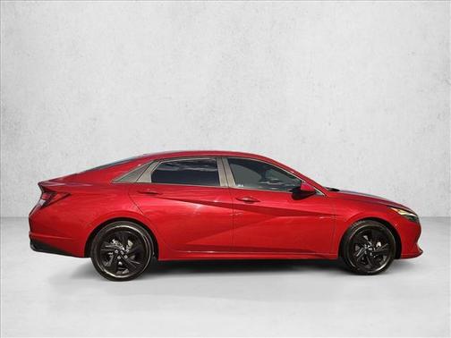 Scarlet Red Pearl 2021 Hyundai ELANTRA SEL