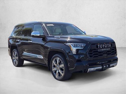Midnight Black Metallic 2023 Toyota Sequoia Capstone