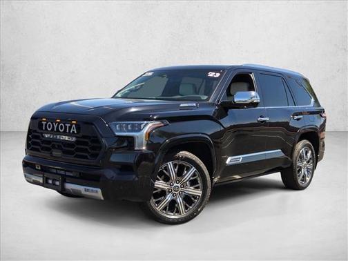 Midnight Black Metallic 2023 Toyota Sequoia Capstone
