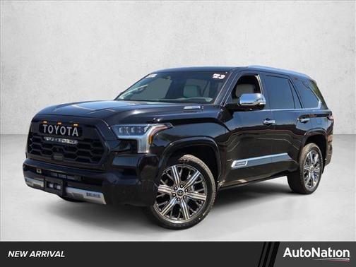 Midnight Black Metallic 2023 Toyota Sequoia Capstone