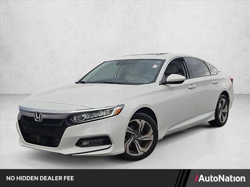 Platinum White Pearl 2018 Honda Accord EX