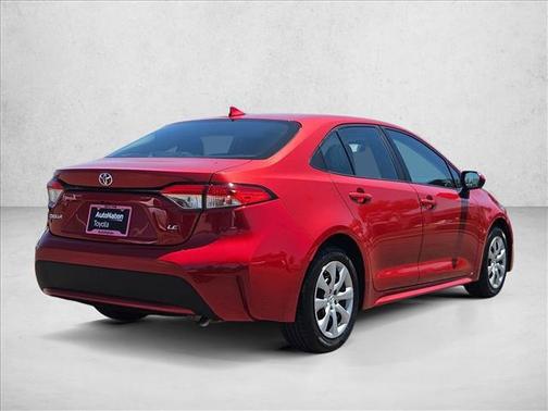 Barcelona Red Metallic 2021 Toyota Corolla LE