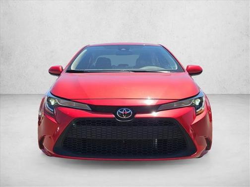 Barcelona Red Metallic 2021 Toyota Corolla LE