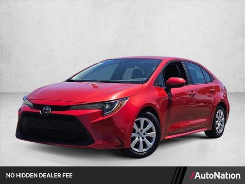 Barcelona Red Metallic 2021 Toyota Corolla LE