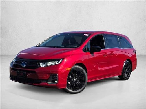 Radiant Red Metallic II 2025 Honda Odyssey Sport-L