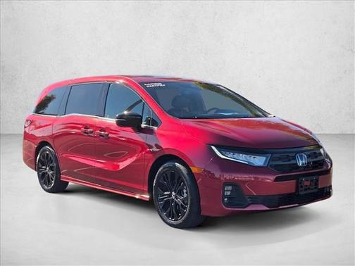Radiant Red Metallic II 2025 Honda Odyssey Sport-L