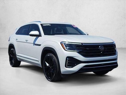 Opal White Pearl 2024 Volkswagen Atlas Cross Sport 2.0T SEL Premium