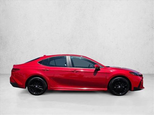 Supersonic Red 2025 Toyota Camry SE