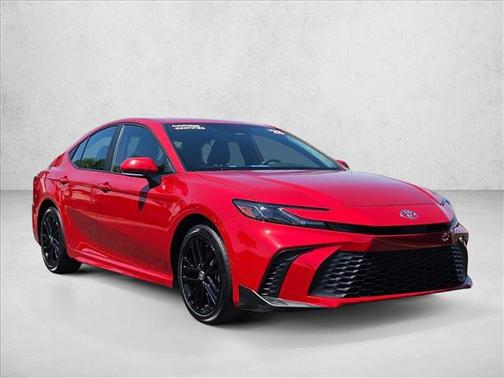 Supersonic Red 2025 Toyota Camry SE
