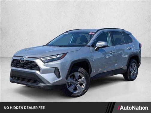 Silver Sky Metallic 2025 Toyota RAV4 Hybrid XLE