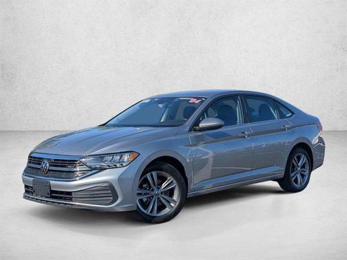 Platinum Gray Metallic 2024 Volkswagen Jetta 1.5T SE