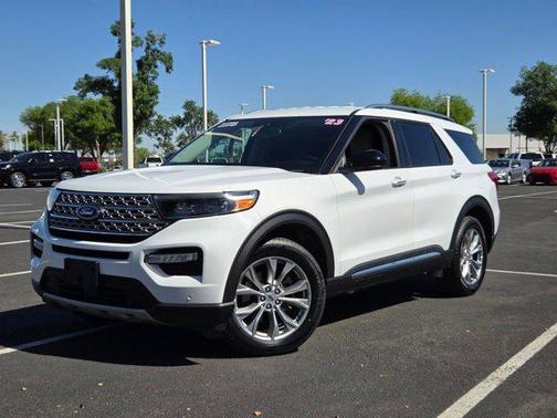 Oxford White 2023 Ford Explorer Limited