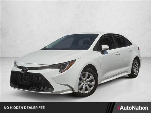 White 2022 Toyota Corolla LE