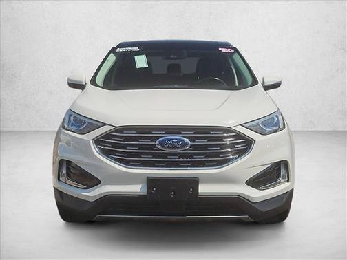 Star White Metallic Tri-Coat 2020 Ford Edge SEL