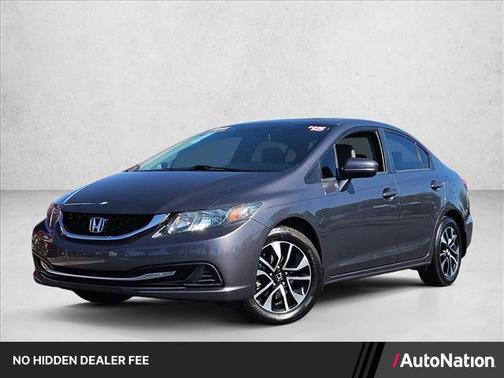 Taffeta White 2015 Honda Civic EX