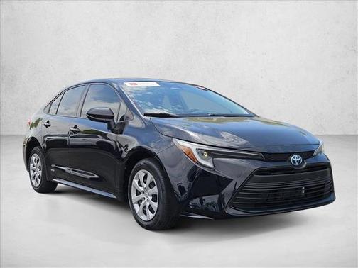 Midnight Black Metallic 2023 Toyota Corolla Hybrid LE