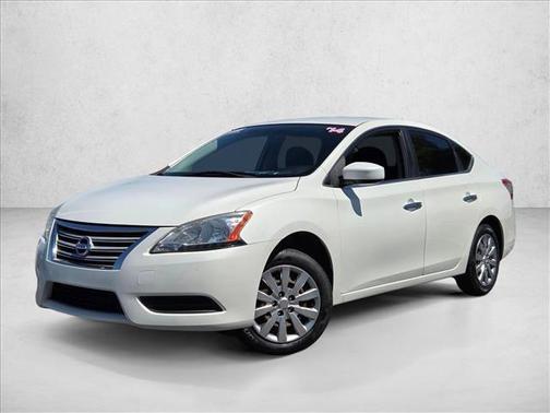 Aspen White 2014 Nissan Sentra SV