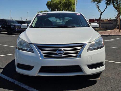 Aspen White 2014 Nissan Sentra SV