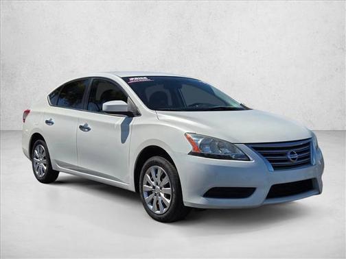 Aspen White 2014 Nissan Sentra SV