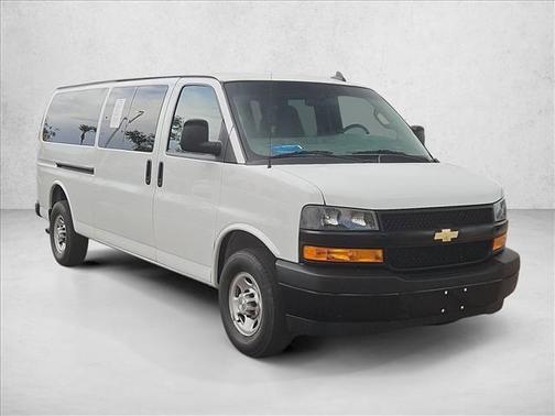 Summit White 2023 Chevrolet Express 3500 RWD 3500 Extended Wheelbase LS