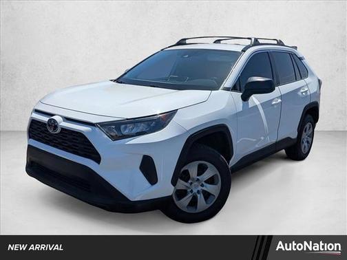 Super White 2021 Toyota RAV4 LE