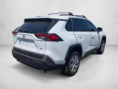 Super White 2021 Toyota RAV4 LE