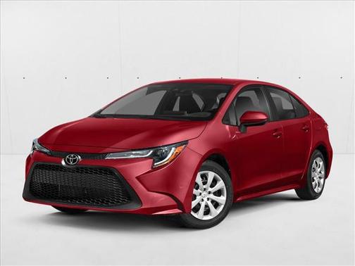 Barcelona Red Metallic 2021 Toyota Corolla LE